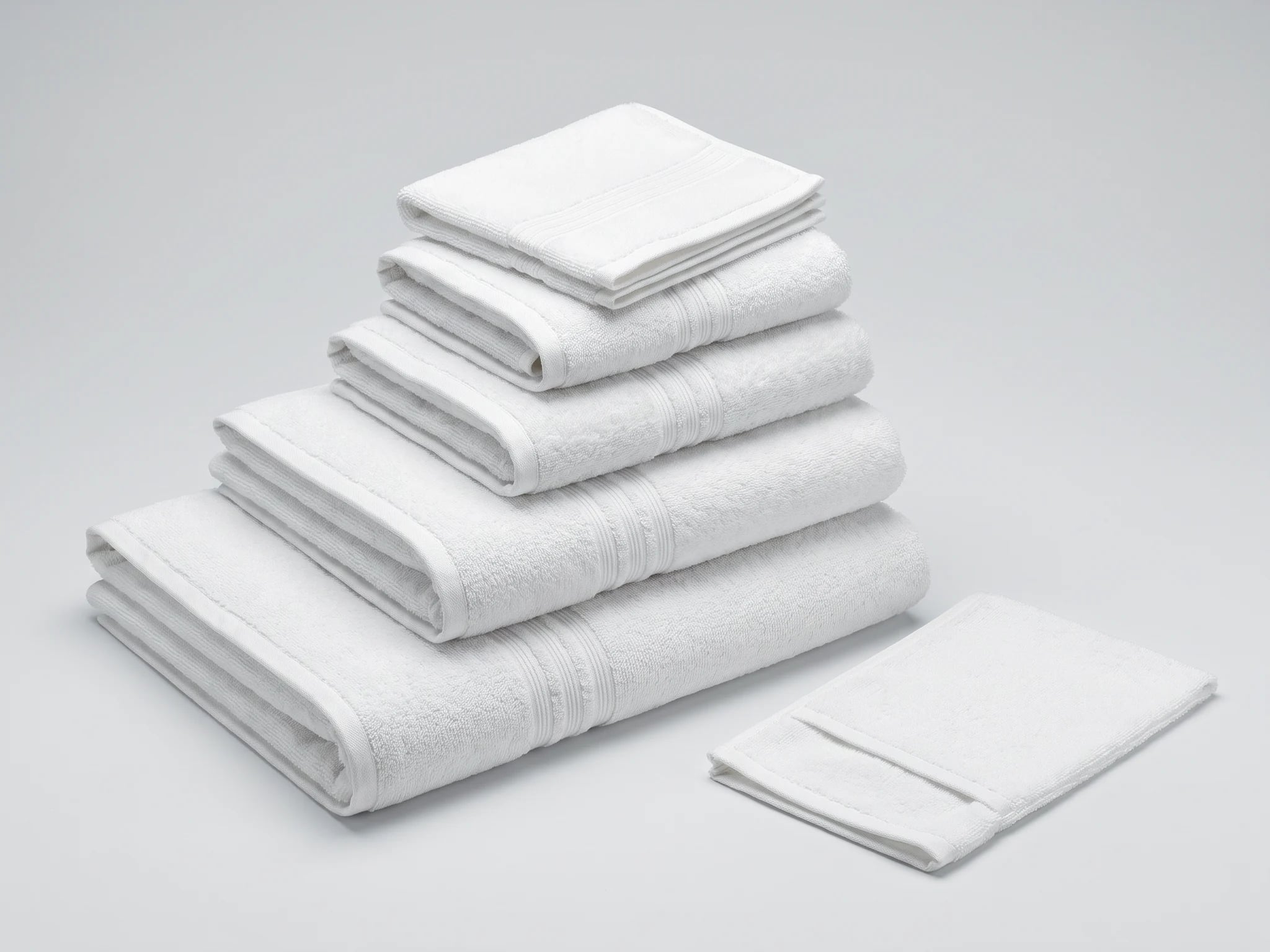 Walkfrottierwäsche Weiss 420 g/m²