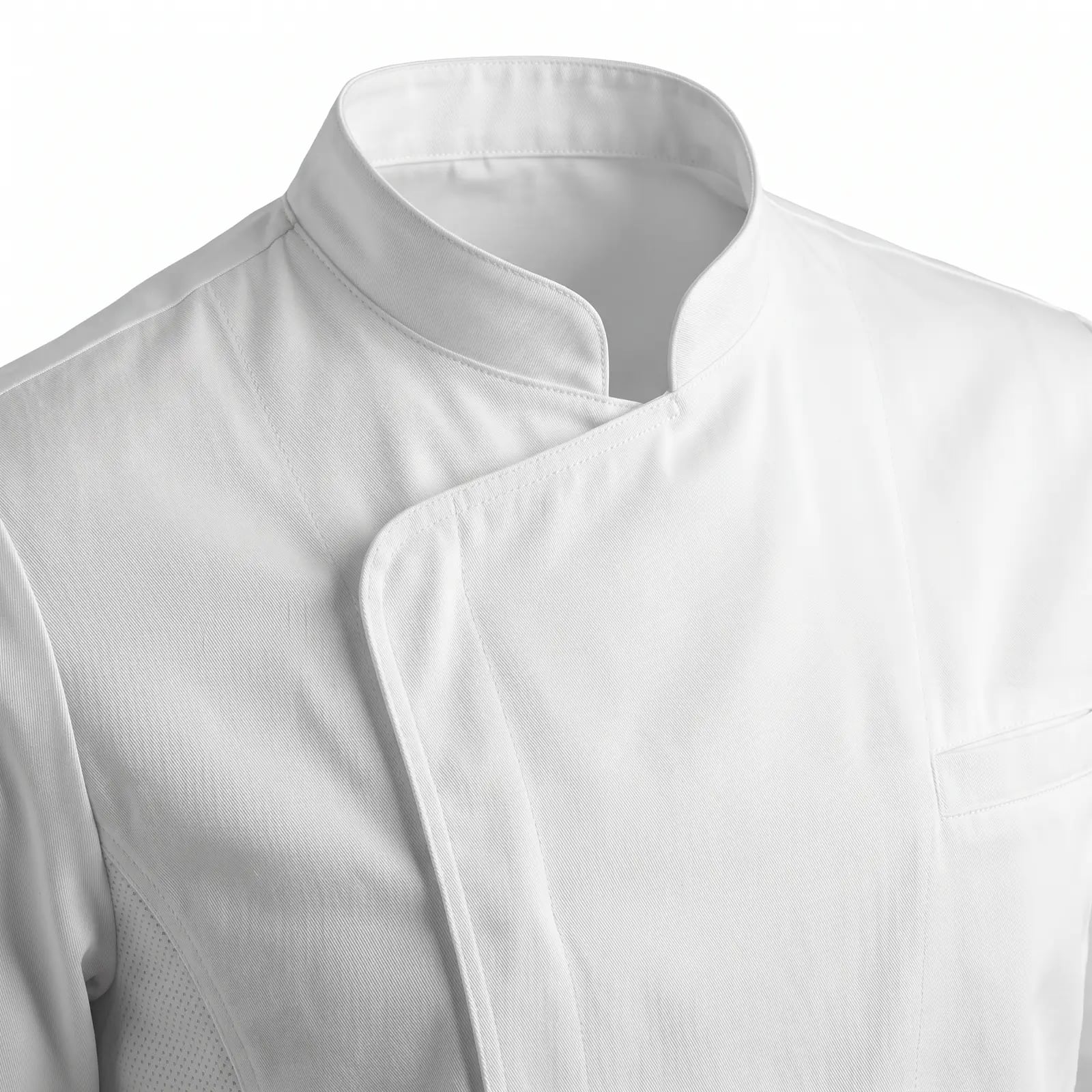 Kochjacke Comfort – Gewebe im Detail