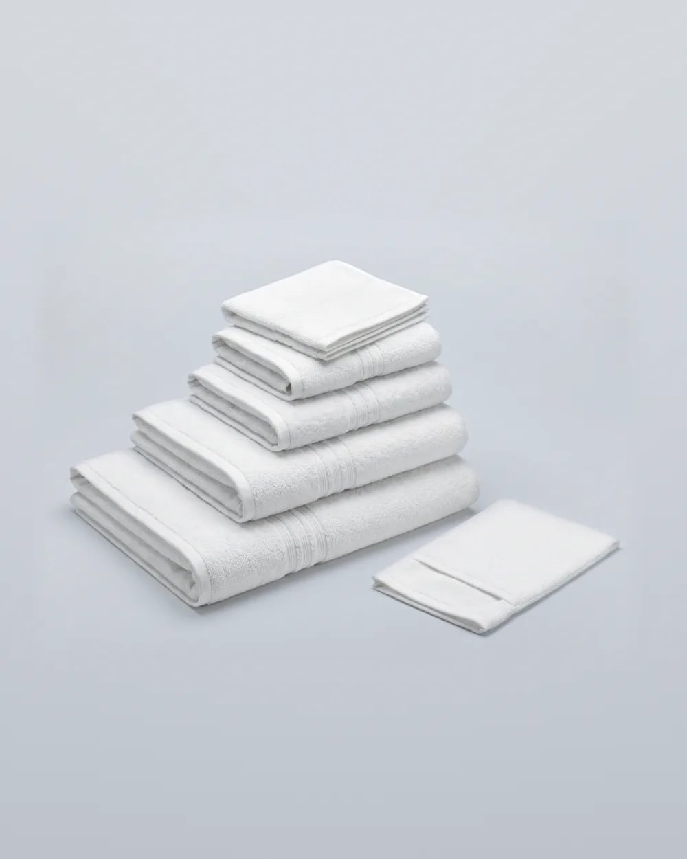 Walkfrottierwäsche Weiss 420 g/m²
