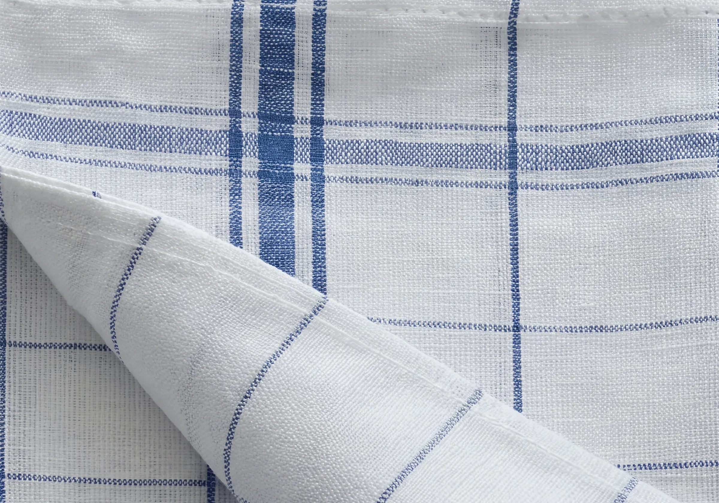 Geschirrtuch kariert – Gewebe im Detail