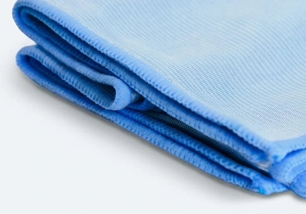 Poliertuch extra fein – Gewebe im Detail